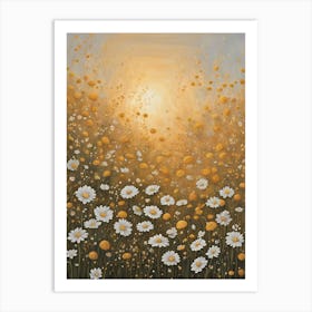 Daisy Field Art Print