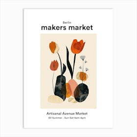 Berlin Artisanal Avenue Market 4 Art Print