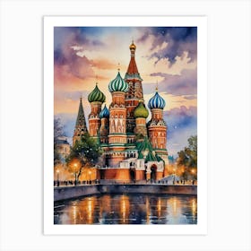 St Basil'S Cathedral 1 Art Print