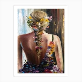 Braided Hair 1 Art Print