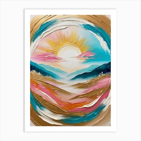 Sunset In The Sky Art Print