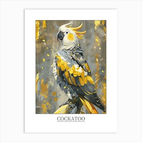 Cockatoo Precisionist Illustration 1 Poster Art Print