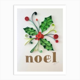 Noel christmas Art Print