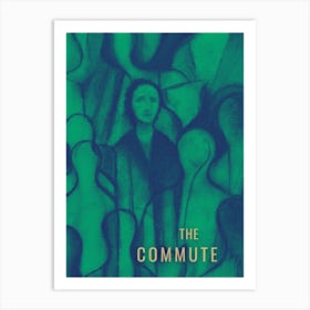 The Commute Lost In The Crowd Art Print