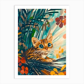 Bengal Cat Art Print