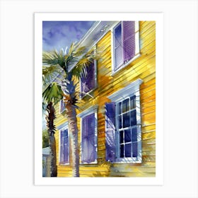 Charleston House Painting Art Print