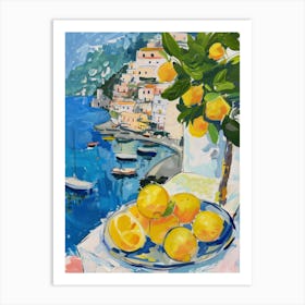 Italy Lemon Print Art Print