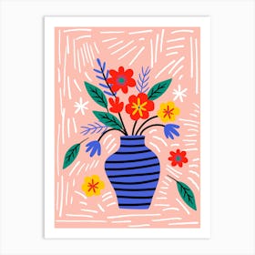 Vase Of Flowers 2 Art Print