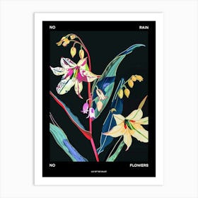 No Rain No Flowers Poster Lily Of The Valley 1 Art Print