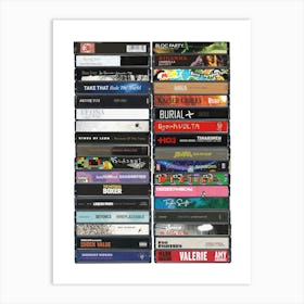 2007 Music - Cassette Print Art Print