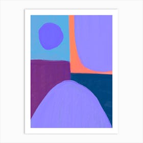 Purple Composition Art Print