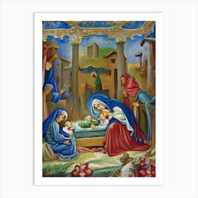 Nativity Scene 17 Art Print