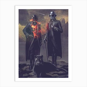 Daft Punk 3 Art Print