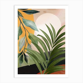 Tropical Summer Abstract Art 4 Art Print