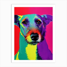 Scottish Deerhound Andy Warhol Style Dog Art Print