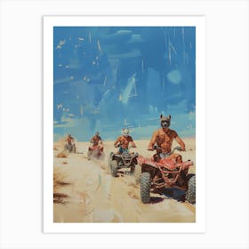 Four Wheelers Of The Apocalypse 2 Fy V Art Print