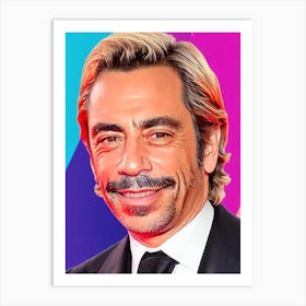 Javier Bardem Pop Movies Art Movies Art Print