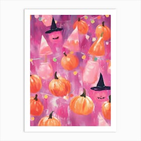 Pink Haloween 38 Art Print