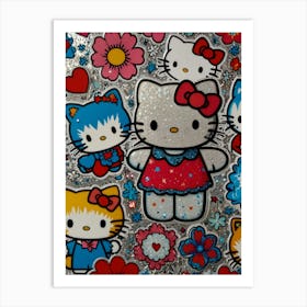 Hello Kitty 16 Art Print