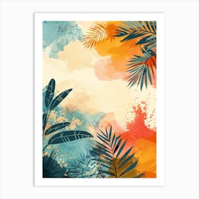 A Beautiful Illustration of Boho style 23 Art Print