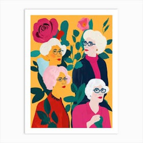 Old Ladies Art Print