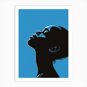 Silhouette Of A Woman 31 Art Print