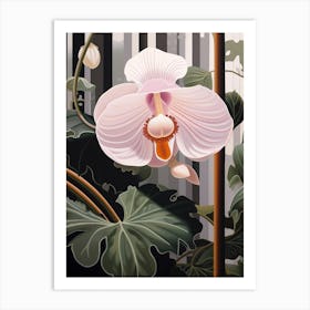 Flower Illustration Orchid 1 Art Print
