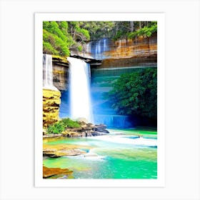 Waterfall Beach, Australia Majestic, Beautiful & Classic (1) Art Print