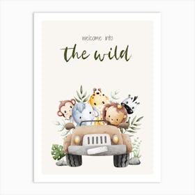 Wild Kids and Nursery Art Print