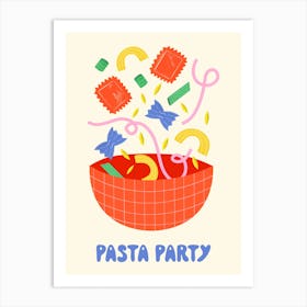 Pasta Party Art Print