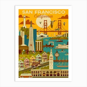 San Francisco California Art Print