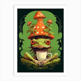 Red Eyed Tree Frog Storybook 1 Art Print