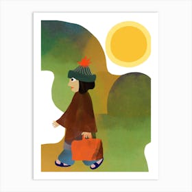 Walk In The Park Art Print