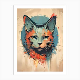 Cat Painting 1 Art Print