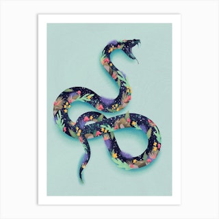 Fantasy Snake Art Print