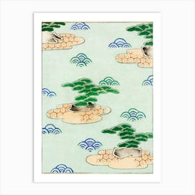 Landscape Illustration, Shin Bijutsukai Art Print