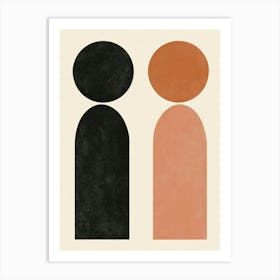 Two People Art Art Print