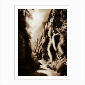 Infrared Road Art Print