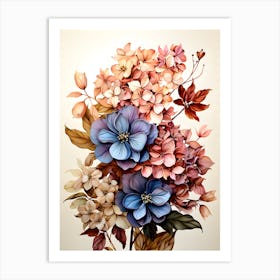 Hydrangeas Art Print