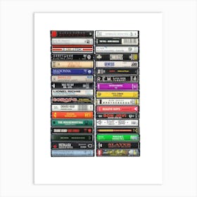 1986 Music - Cassette Print - Born in '86 Art Print