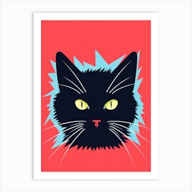 Black Cat 5 Art Print