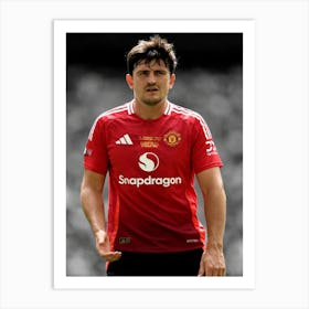 Harry Maguire Manchester United Art Print