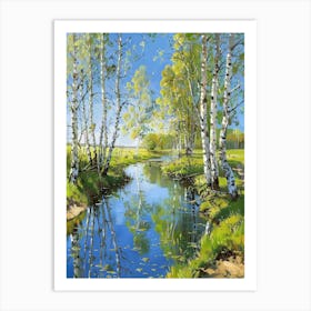 Birch Trees 23 Art Print