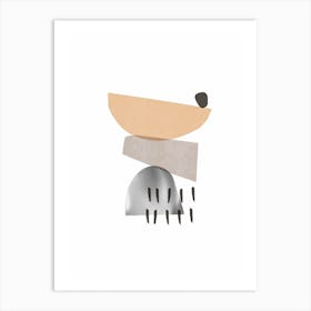 Abstract Shapes Nordic Art Print