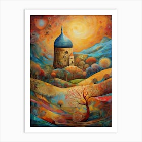 Azerbaijan Art Print