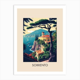 Sorrento Italy Vintage Travel Poster Art Print