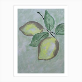 Whispering Lemons Art Print