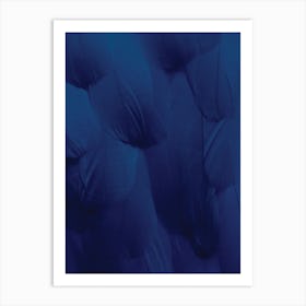 Be Soft But Strong Classic Blue Art Print