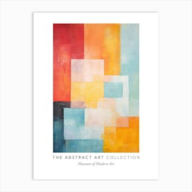 Colourful Abstract 2 Exhibition Poster Art Print