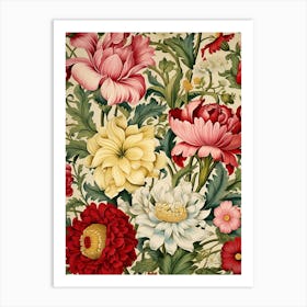 Floral Pattern 10 Art Print